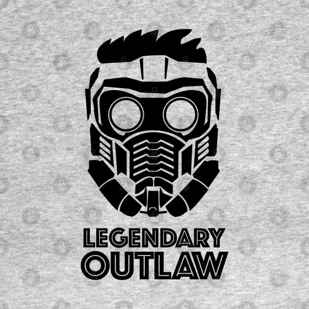 Star-Lord Legendary Outlaw in Black by Paranormal Punchers